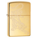 Зажигалка Zippo Classics Tatoo Tiger High Polish Brass Zp29884
