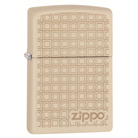 Запальничка Zippo Classics Geometric Boxes Design Cream Matte Zp29923
