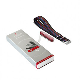 Подарочный набор Victorinox Swiss Army Нож, ремешок ткан.Nato 005141 V 10157