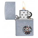 Запальничка Zippo Classics Button Logo Street Chrome Zp29872