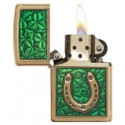 Зажигалка Zippo 29243 - Horseshoe Clovers Zp29243