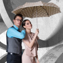 Зонт Knirps T.200 Dot Art Taupe Kn95 3201 4902