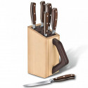 Кухонний набір Victorinox Forged Сhef's Grand Maitre Wood Cutlery Block 6шт з дерев. ручкою і підставкою 7.7240.6