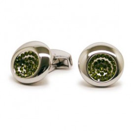 Запонки Tateossian Round Crater Tt0803cuf