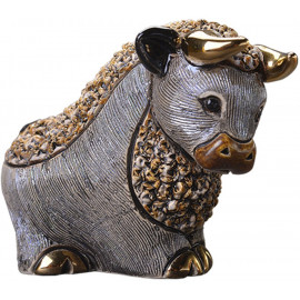 Фигурка/статуэтка De Rosa Rinconada Бычок Металлический (7x6x4) Dr07b-b