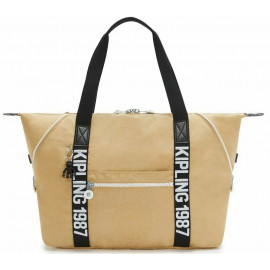 Дорожня сумка Kipling ART M Beige Black (85V) KI2522_85V