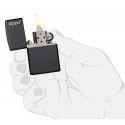 Зажигалка Zippo Classics w/Zippo Logo Black Matte Zp218zl