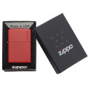 Запальничка Zippo Classics w/Zippo Logo Red Matte Zp233zl