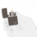 Запальничка Zippo Classics w/Zippo Logo Black Ice Zp150zl