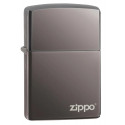Запальничка Zippo Classics w/Zippo Logo Black Ice Zp150zl