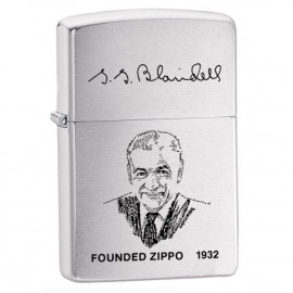 Запальничка Zippo Classic Founders Lighter Brushed Chrome Zp200fl