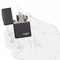 Запальничка Zippo Classics Border Black Matte Zp218zb