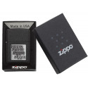 Запальничка Zippo Classics Pewter Emblem Black Crackle Zp363