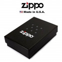 Зажигалка Zippo Classics Feather Stone Emblem Brushed Chrome Zp20606