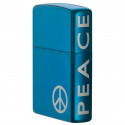 Запальничка Zippo Classics Peace On The Side Sapphire Zp21055