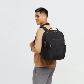 Рюкзак для ноутбука Kipling SEOUL XL Black Noir (P39) KI3864_P39