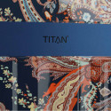 Валіза Titan Spotlight Flash Paisley Blue L Великий Ti831404-20