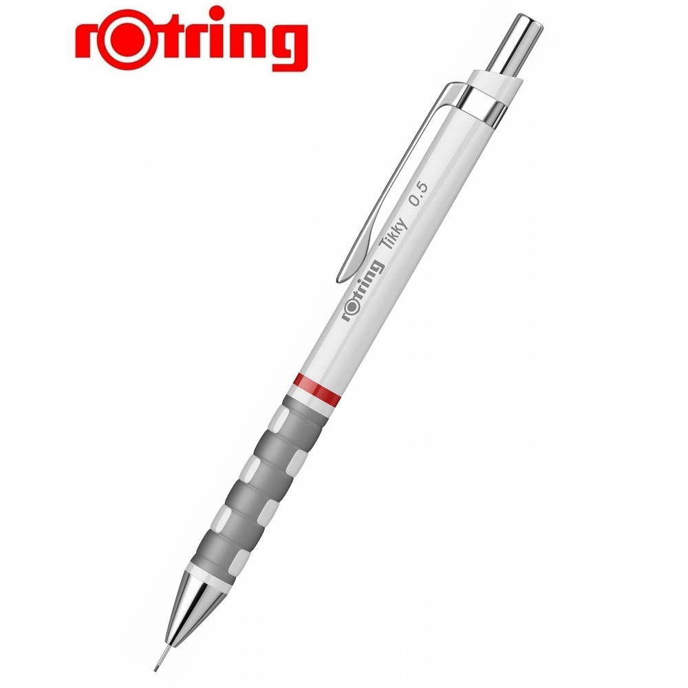 Rotring Mechanical Pencil Tikky, White, 0.5mm (S0770530)