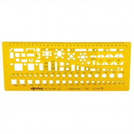 Трафарет для дизайну меблів Rotring S0238981