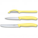 Кухонный набор Victorinox SwissClassic Paring Set 3шт с желт. ручкой (2 ножа, овощечистка Universal) (GB) Vx67116.31L82