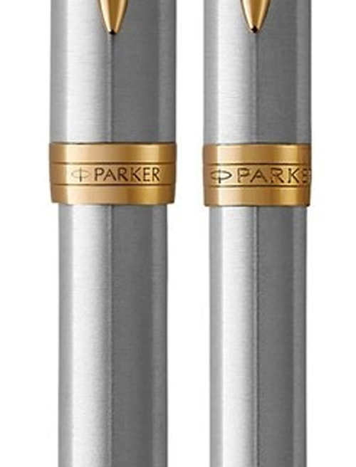 Набір Parker SONNET Stainless Steel GT RB+BP (ролер + кулькова)