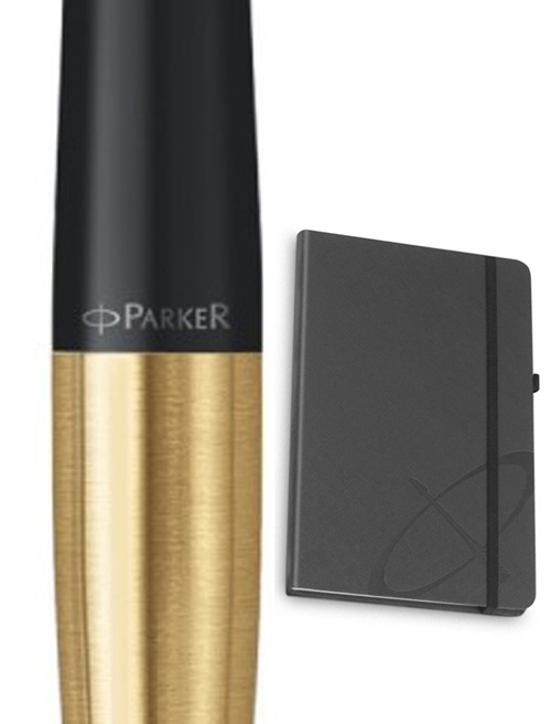 Набір Parker URBAN Muted Black GT BP (кулькова ручка + блокнот Parker)