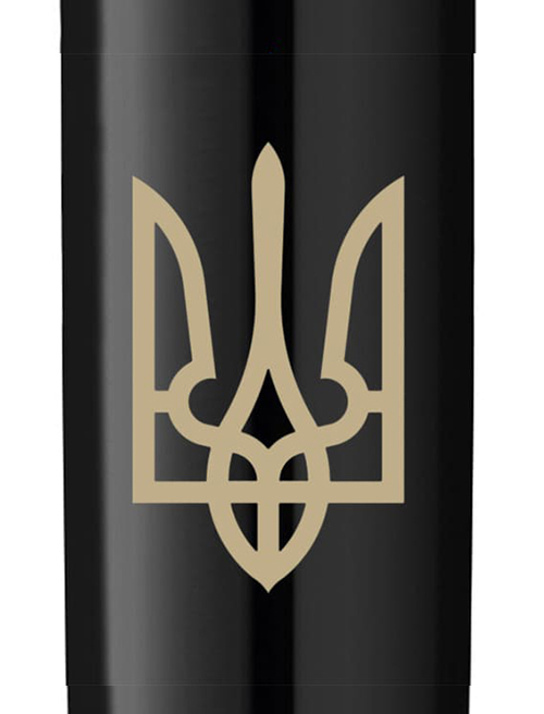 Набор Parker IM UKRAINE Black GT BP Трезубец (шариковая ручка + блокнот Parker)