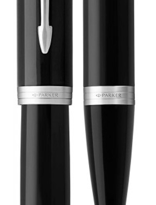 Набір ручок Parker IM Black CT FP+BP (перова + кулькова + чохол)