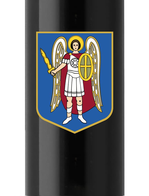 Ручка шариковая Parker IM CITY Black GT BP Герб Киева 22032_C0010u