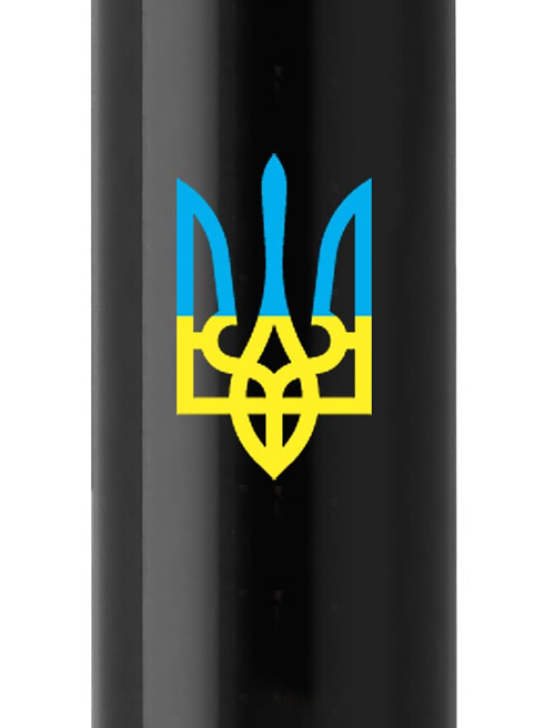 Ручка шариковая Parker IM UKRAINE Black GT BP Трезубец сине-желт. 22032_T0016u