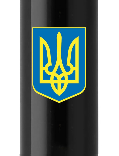 Ручка шариковая Parker IM UKRAINE Black GT BP Герб Украины сине-желт. 22032_T0076u