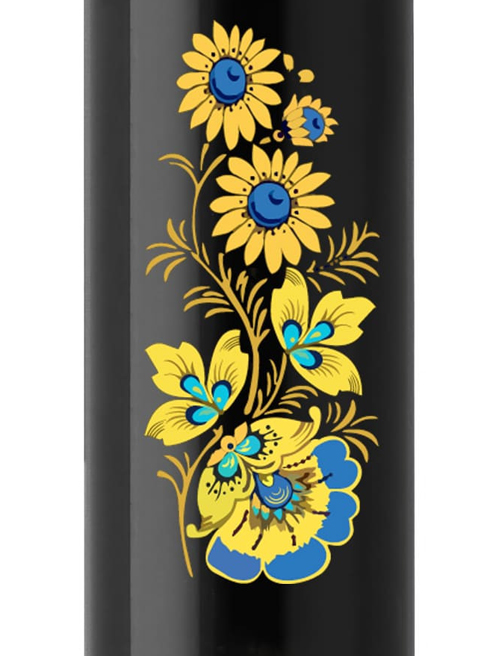 Ручка шариковая Parker IM UKRAINE Black GT BP Цветы 22032_T1050u