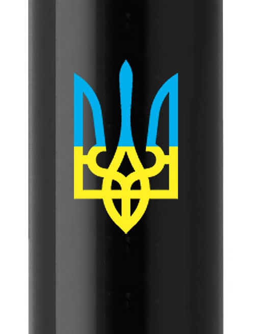 Набор Parker IM UKRAINE Black GT BP Трезубец сине-желт. (шариковая ручка + блокнот Parker)