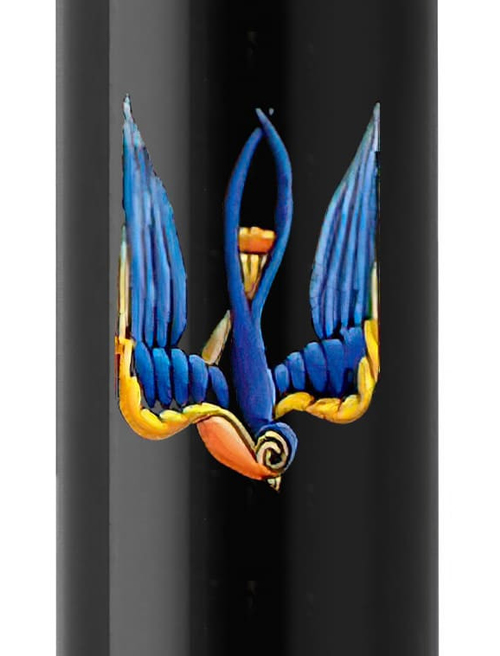 Набор Parker IM UKRAINE Black GT BP Трезубец-ласточка (шариковая ручка + блокнот Parker)