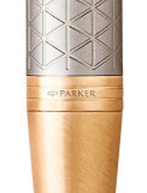 Кулькова ручка Parker IM Premium Warm Silver GT BP 24 132