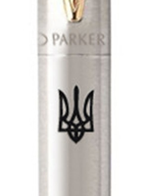 Ручка шариковая Parker JOTTER Stainless Steel GT BP Трезубец 16032_TR