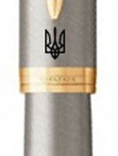 Ручка-ролер Parker IM Brushed Metal GT RB Тризуб 22222_TR4