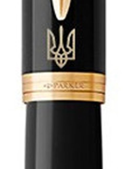 Ручка-ролер Parker IM Black GT RB Тризуб 22022_TR4