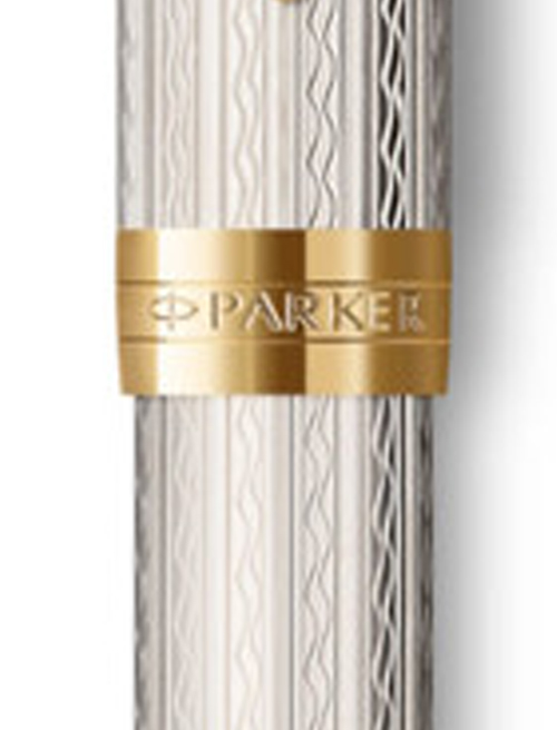 Перова ручка Parker SONNET Silver Mistral GT FP F 88 611