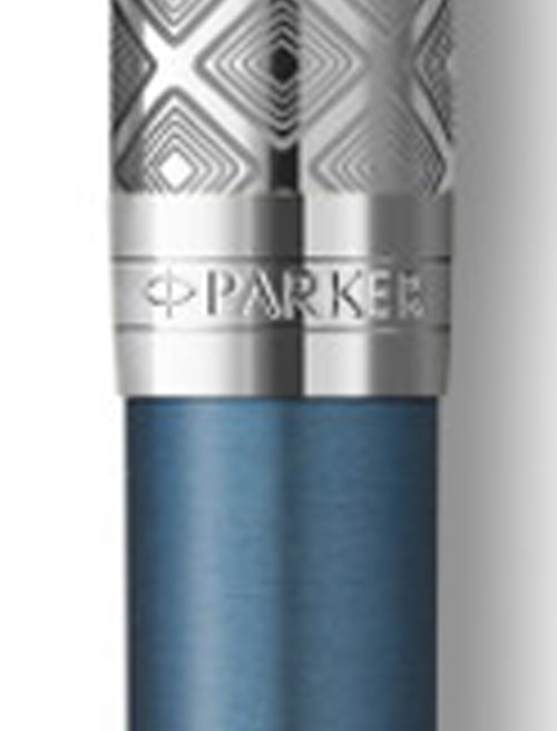 Ручка кулькова Parker SONNET Metal & Blue Lacquer CT BP 68 432