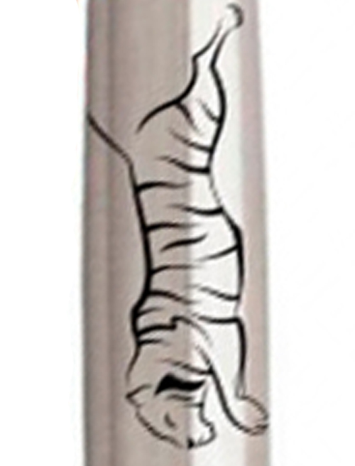 Ручка кулькова Parker JOTTER Stainless Steel GT BP Тигр у стрибку 16032_Z104b