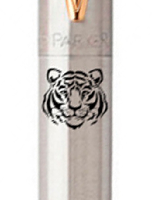 Ручка кулькова Parker JOTTER Stainless Steel GT BP Тигр 16032_Z101b