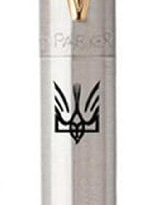 Ручка шариковая Parker JOTTER Stainless Steel GT BP Трезубец Сокол 16032_T050b
