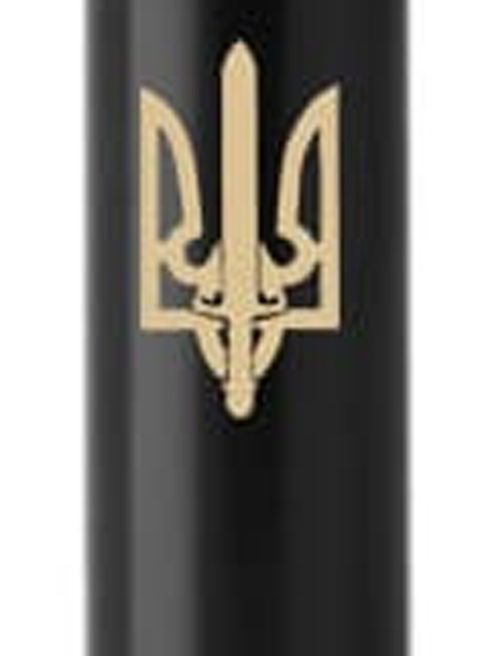 Ручка кулькова Parker IM Black GT BP Тризуб-Меч 22032_T053y