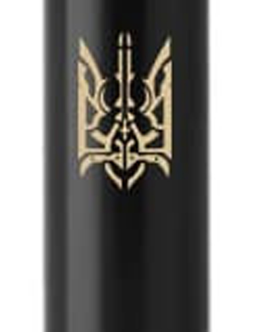 Ручка кулькова Parker IM Black GT BP Тризуб войовничий 22032_T057y