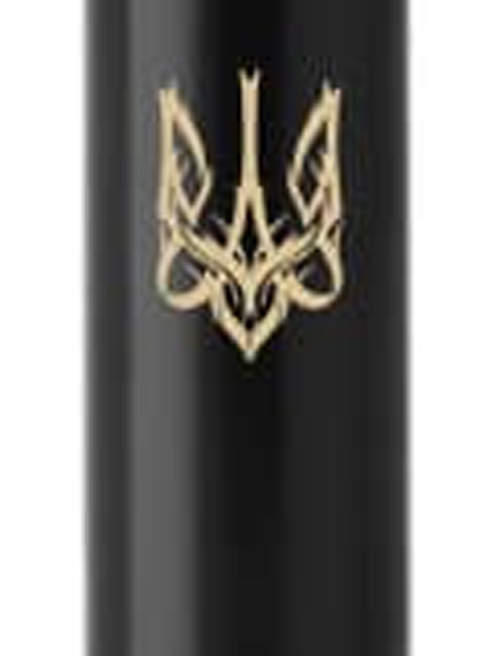 Ручка кулькова Parker IM Black GT BP Тризуб готичний 22032_T063y