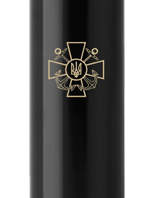 Ручка кулькова Parker IM ARMY Black GT BP Емблема ВМС ЗСУ 22032_W003y