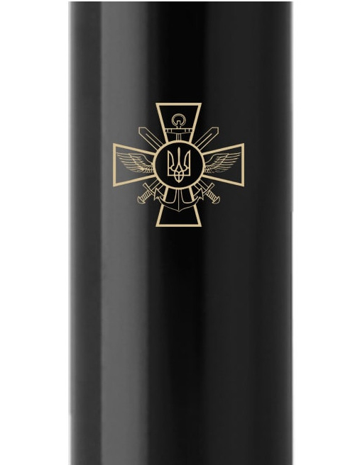 Ручка кулькова Parker IM ARMY Black GT BP Емблема ГШ ЗСУ 22032_W005y