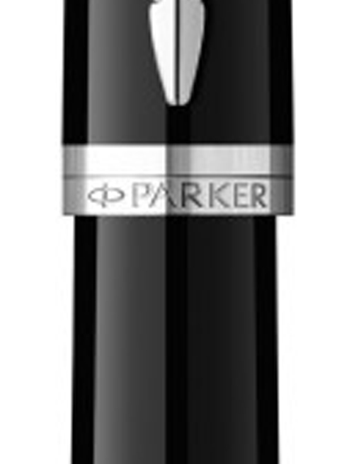 Ручка перова Parker INGENUITY Black Lacquer CT FP F 60 111