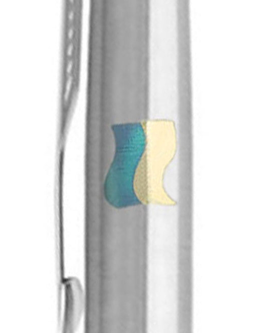 Ручка шариковая Parker JOTTER UKRAINE Stainless Steel CT BP Флаг сине-желт. на колп. 16132_T008c2